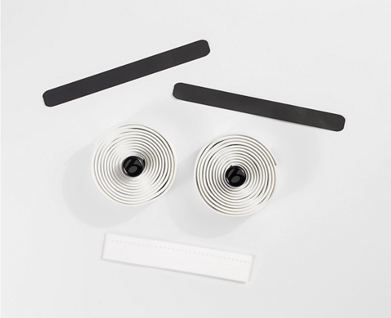 Bontrager 1.5mm Spacer Perf Line Handlebar Tape Set in White-3